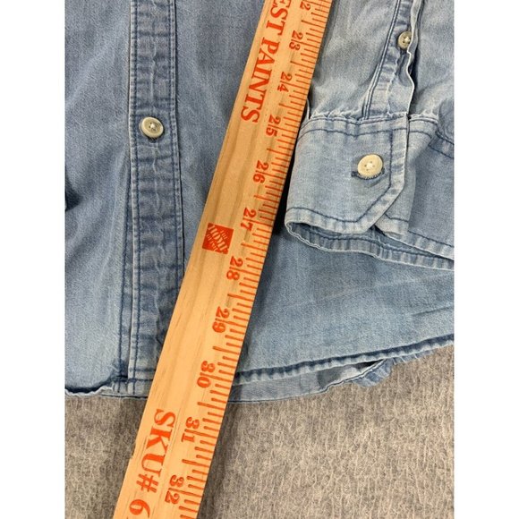 Brunswick Garments Slim Fit Long Sleeve Button Down Shirt (Men's XXL) Blue - Picture 5 of 12